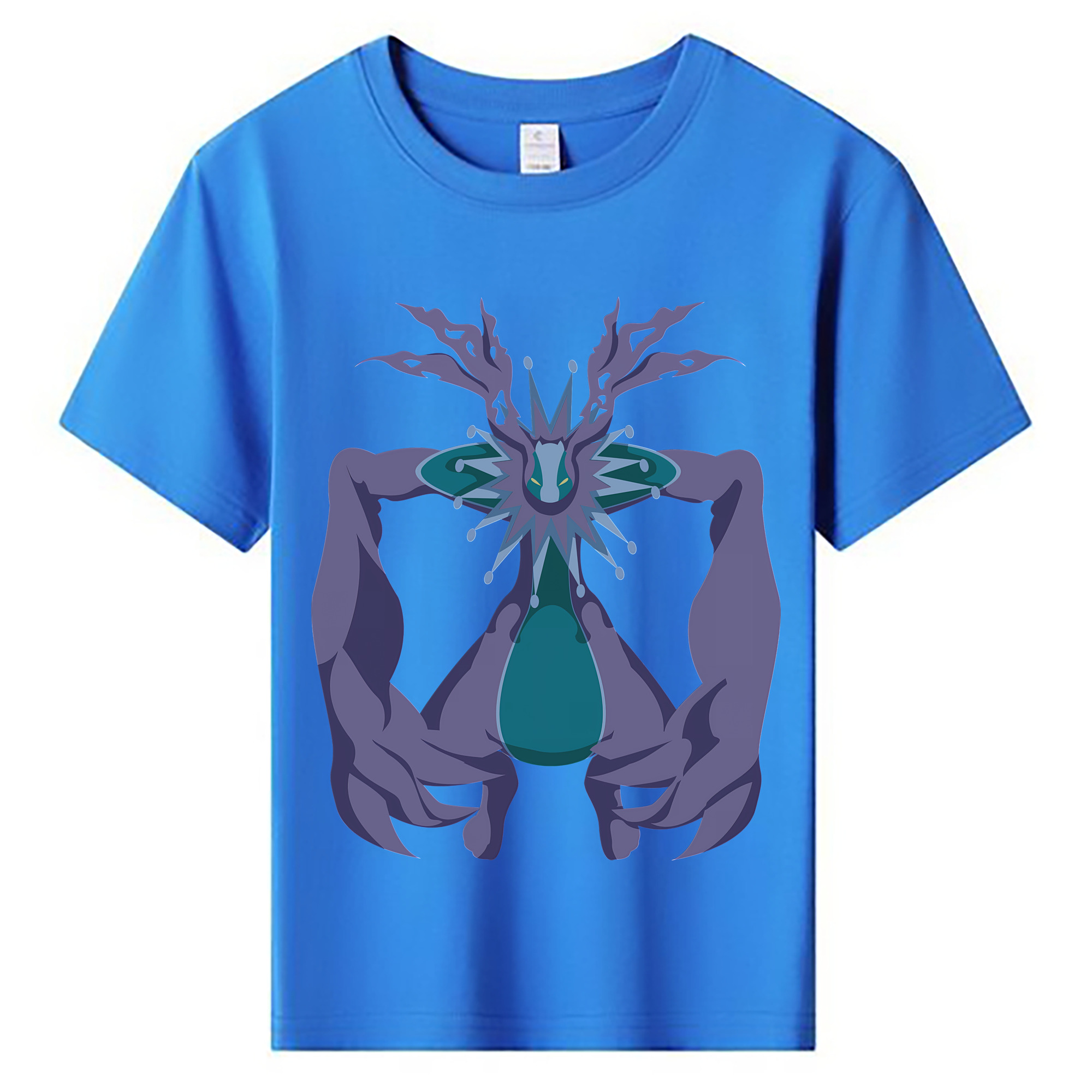 （画像用） Digimon デジタルモンスター/デジモン 綿100％キッズTシャツ（フロントプリント）